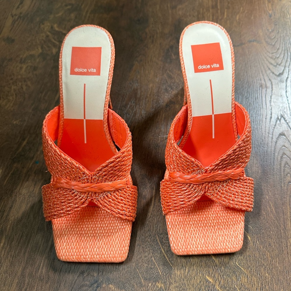 Dolce Vita orange sandals